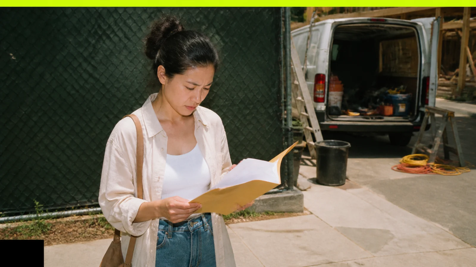 Outside contractor invoice matched to a California deposit deduction, work scope, vendor details, and repair photos