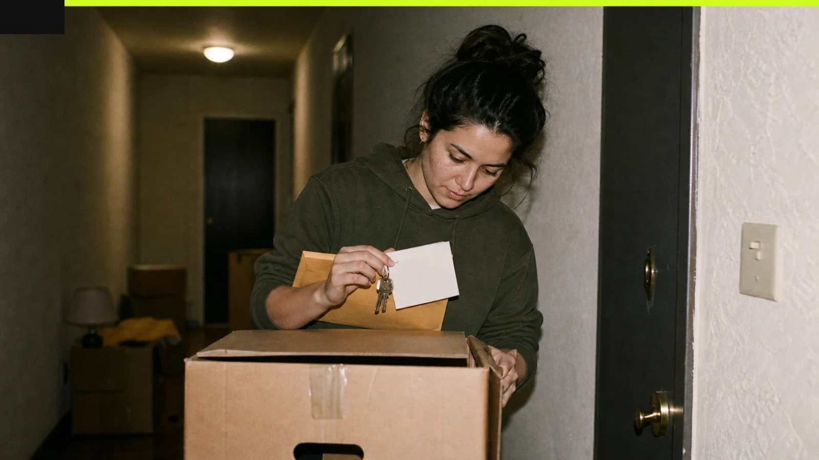 California renter organizing lease, re-rental dates, and deposit records after an early move-out
